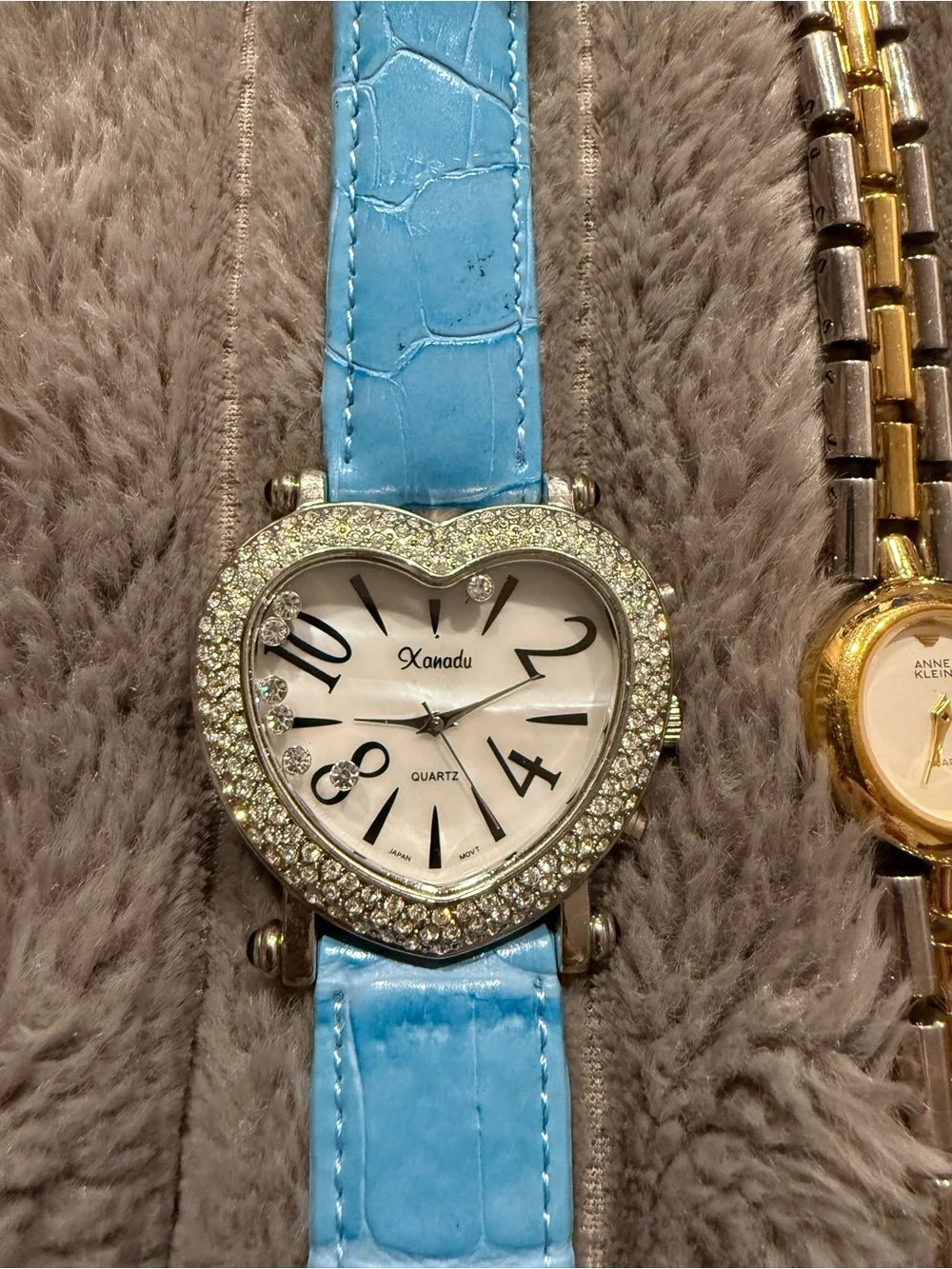 Mixed Women's Watch Lot - vintage Blue Strap & Gold/Silver Tones